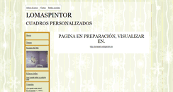 Desktop Screenshot of lomaspintor.webgarden.es