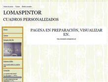 Tablet Screenshot of lomaspintor.webgarden.es