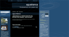 Desktop Screenshot of aguablanca.webgarden.es