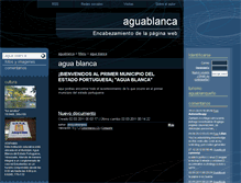 Tablet Screenshot of aguablanca.webgarden.es