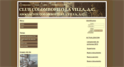 Desktop Screenshot of clubcolombofilolavilla.webgarden.es