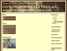 Tablet Screenshot of clubcolombofilolavilla.webgarden.es