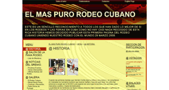 Desktop Screenshot of elmaspurorodeocubano.webgarden.es