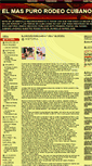 Mobile Screenshot of elmaspurorodeocubano.webgarden.es