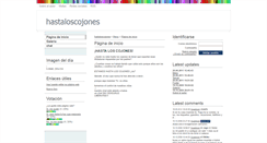 Desktop Screenshot of hastaloscojones.webgarden.es