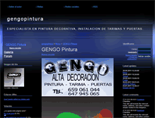 Tablet Screenshot of gengopintura.webgarden.es
