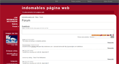 Desktop Screenshot of indomables.webgarden.es