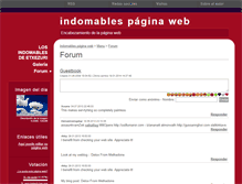 Tablet Screenshot of indomables.webgarden.es