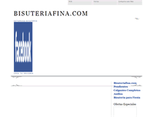 Tablet Screenshot of bisuteriaonline.webgarden.es