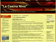 Tablet Screenshot of lacasinanino.webgarden.es