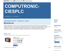 Tablet Screenshot of computronic-ciespl.webgarden.es