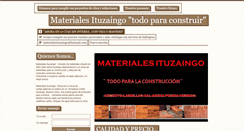 Desktop Screenshot of materialesituzaingo.webgarden.es