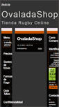 Mobile Screenshot of ovaladashop.webgarden.es