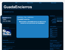 Tablet Screenshot of guadaencierros.webgarden.es
