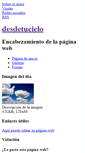 Mobile Screenshot of desdetucielo.webgarden.es