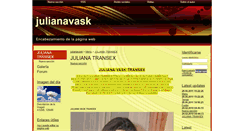 Desktop Screenshot of julianatransex.webgarden.es