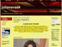 Tablet Screenshot of julianatransex.webgarden.es