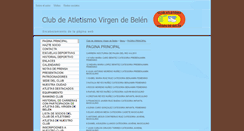 Desktop Screenshot of clubatletismovirgendebelen.webgarden.es