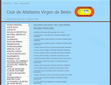 Tablet Screenshot of clubatletismovirgendebelen.webgarden.es