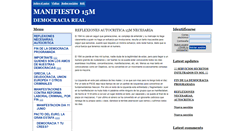 Desktop Screenshot of manifiesto15m.webgarden.es