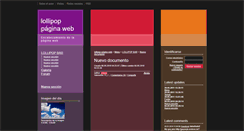 Desktop Screenshot of lollipop.webgarden.es