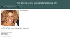 Desktop Screenshot of conxibarbalocutora.webgarden.es