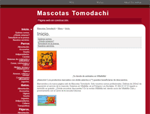 Tablet Screenshot of mascotastomodachi.webgarden.es