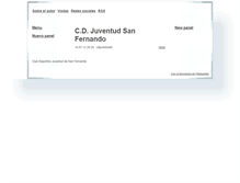Tablet Screenshot of cdjuventudsf.webgarden.es