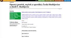 Desktop Screenshot of opravy-pracek-mycek-sporaku.webgarden.name