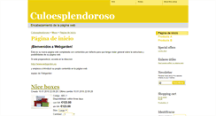 Desktop Screenshot of culoesplendoroso.webgarden.es