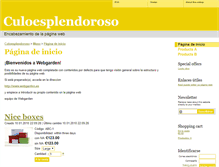 Tablet Screenshot of culoesplendoroso.webgarden.es