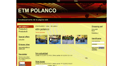 Desktop Screenshot of etmpolanco.webgarden.es