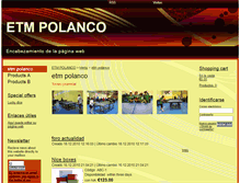 Tablet Screenshot of etmpolanco.webgarden.es