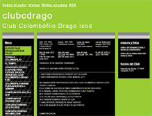 Tablet Screenshot of clubcdrago.webgarden.es