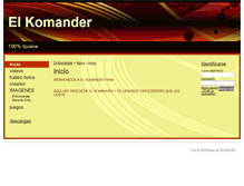 Tablet Screenshot of el-komander.webgarden.es