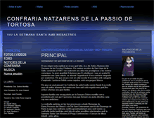 Tablet Screenshot of natzarensdelapassio.webgarden.es