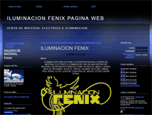 Tablet Screenshot of iluminacionfenix.webgarden.es