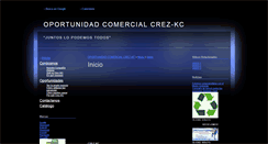 Desktop Screenshot of oportunidadcomercialcrezkc.webgarden.es