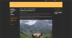 Desktop Screenshot of ganaderiacambureru.webgarden.es