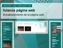 Tablet Screenshot of fulanoshunter.webgarden.es
