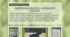 Desktop Screenshot of guerrerosnegros.webgarden.es