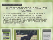 Tablet Screenshot of guerrerosnegros.webgarden.es