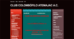 Desktop Screenshot of clubcolombofiloatemajac-ac.webgarden.es