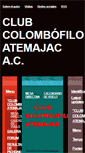 Mobile Screenshot of clubcolombofiloatemajac-ac.webgarden.es