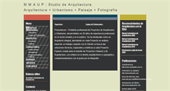 Desktop Screenshot of mauriciomendozaarquitecto.webgarden.es