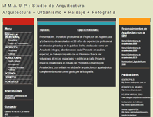 Tablet Screenshot of mauriciomendozaarquitecto.webgarden.es
