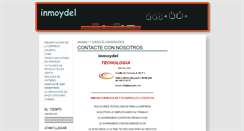 Desktop Screenshot of inmoydel.webgarden.es