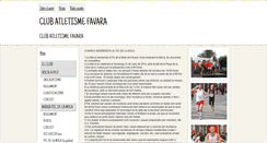 Desktop Screenshot of clubatletismefavara.webgarden.es