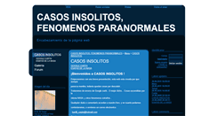 Desktop Screenshot of casosinsolitos.webgarden.es