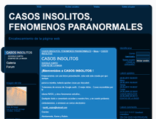 Tablet Screenshot of casosinsolitos.webgarden.es